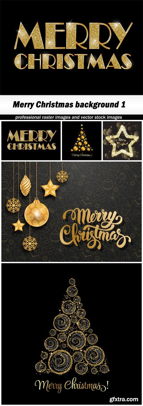 Merry Christmas background 1 - 5 UHQ JPEG