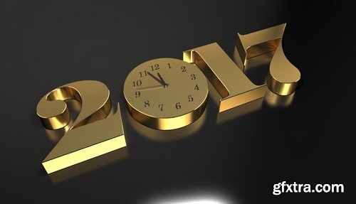 New Year 2017 background - 5 UHQ JPEG