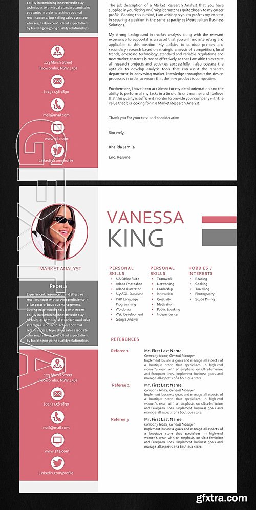 Professional 3 in 1 Word Resume 6549