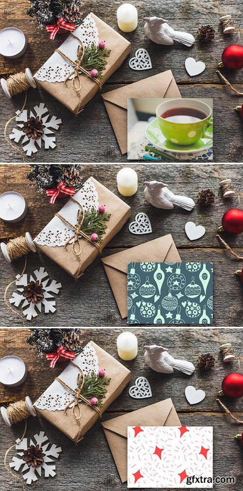 CM - Editable cozy Xmas mockup 431626