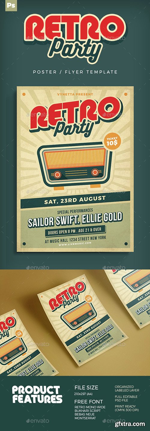 Graphicriver Retro Music Poster / Flyer 15285899