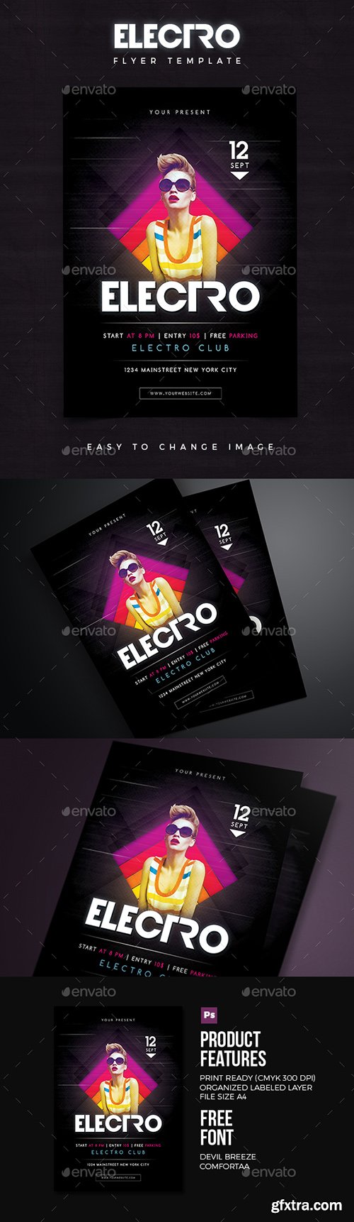 Graphicriver Electro Flyer 02 18394879