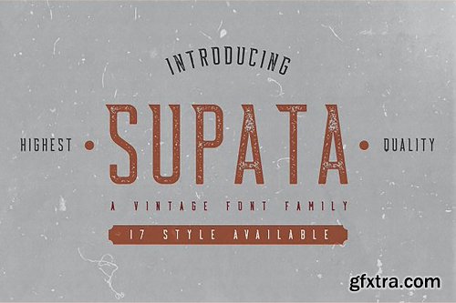 Supata Font - 17 Fonts