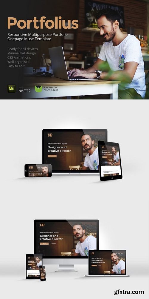 CM - Potfolius - Adobe Muse Template 1113452