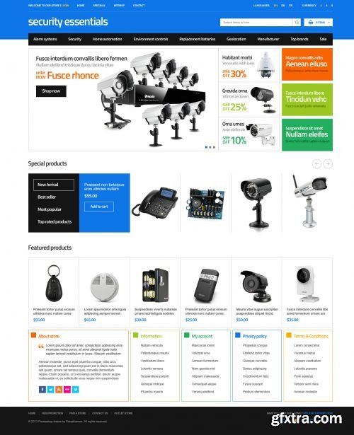 EggThemes - ET Security Essentials - Responsive PrestaShop 1.6.0.8 Theme