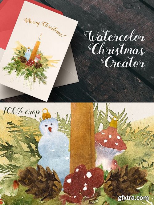 CM - Watercolor Christmas Creator 1091673