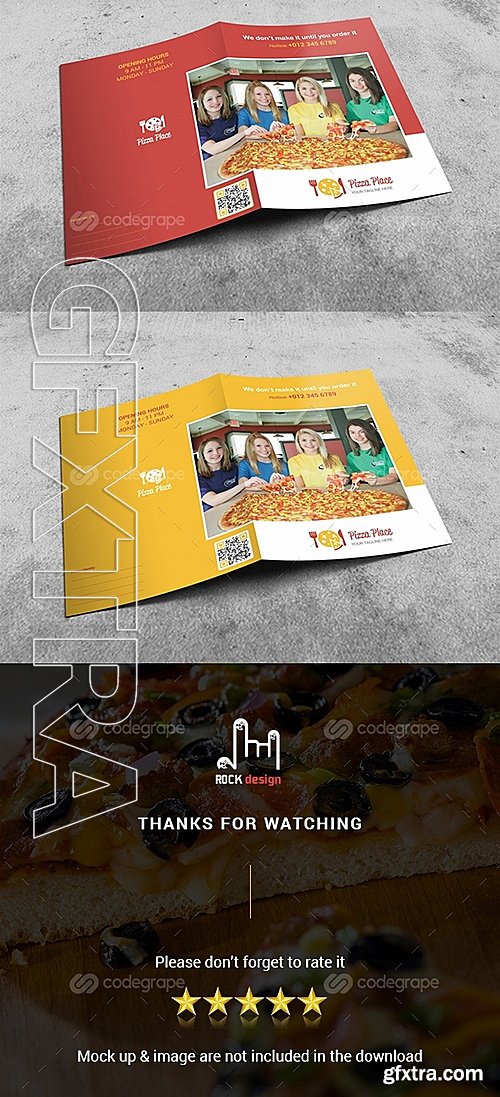 Pizza Place Presentation Folder 9636