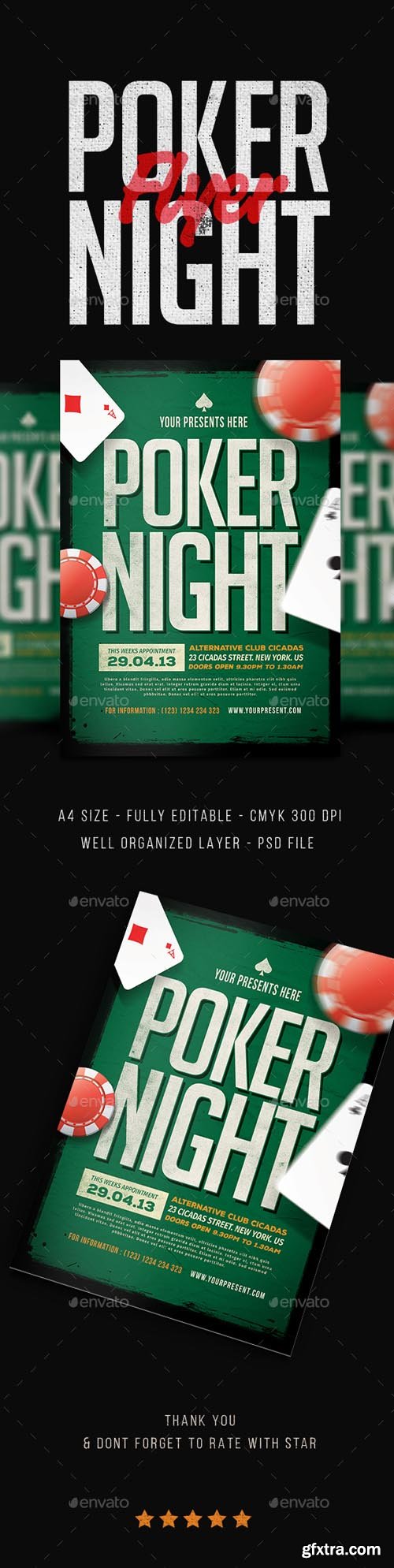 GR - Poker Night Flyer 18610131