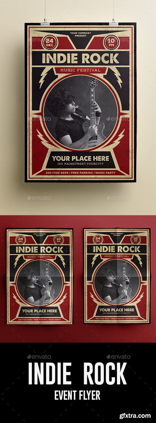 GR - Indie Rock Flyer 18885439