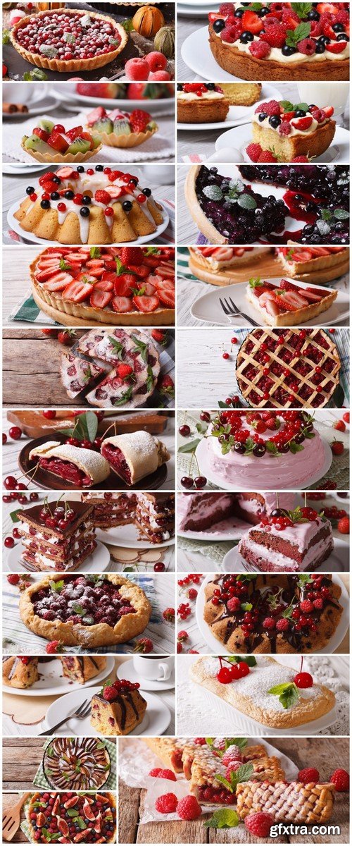 Beautiful Cakes - 21 UHQ JPEG Stock Images