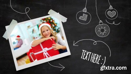 Videohive Christmas Blackboard 6189750