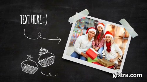 Videohive Christmas Blackboard 6189750