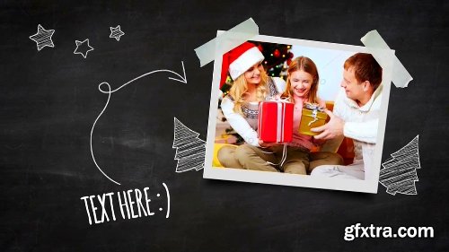 Videohive Christmas Blackboard 6189750