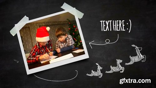 Videohive Christmas Blackboard 6189750