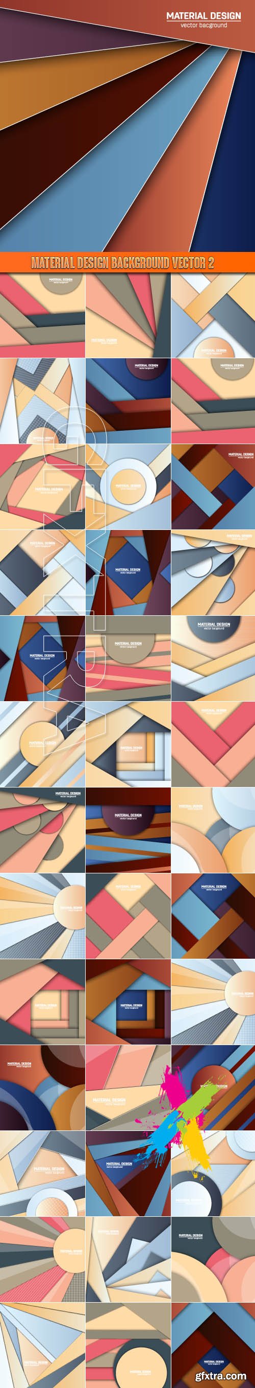 Material design background vector 2