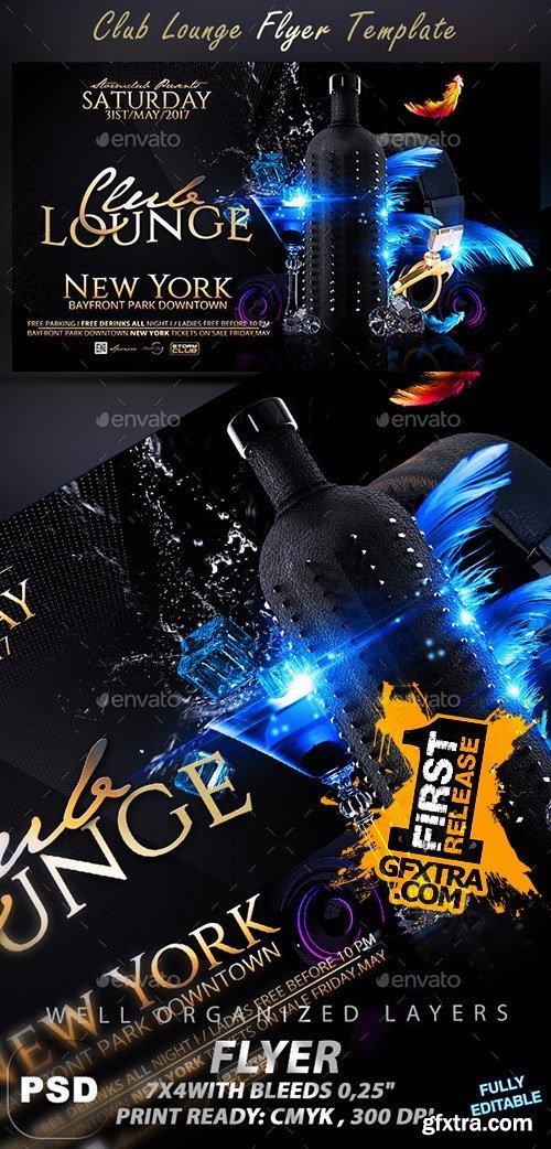 Graphicriver - Club Lounge Flyer Template 10943996