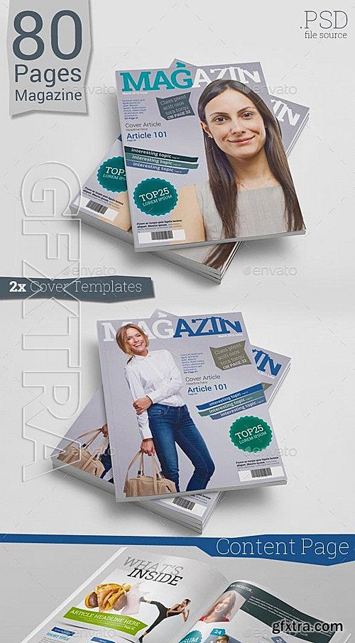 GraphicRiver - 80 Pages Photoshop Magazine 10470060