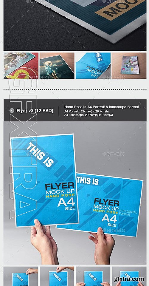 GraphicRiver - Poster & Flyer Mock-up Bundle 13321127