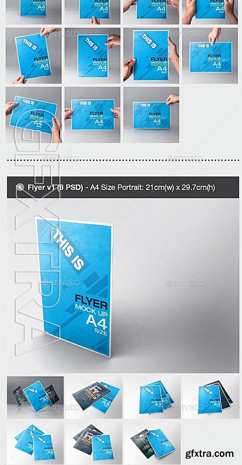 GraphicRiver - Poster & Flyer Mock-up Bundle 13321127