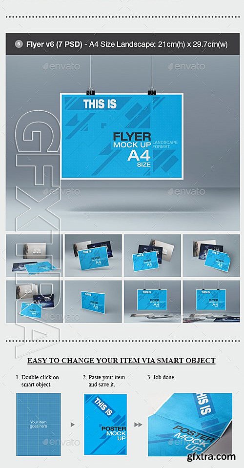 GraphicRiver - Poster & Flyer Mock-up Bundle 13321127