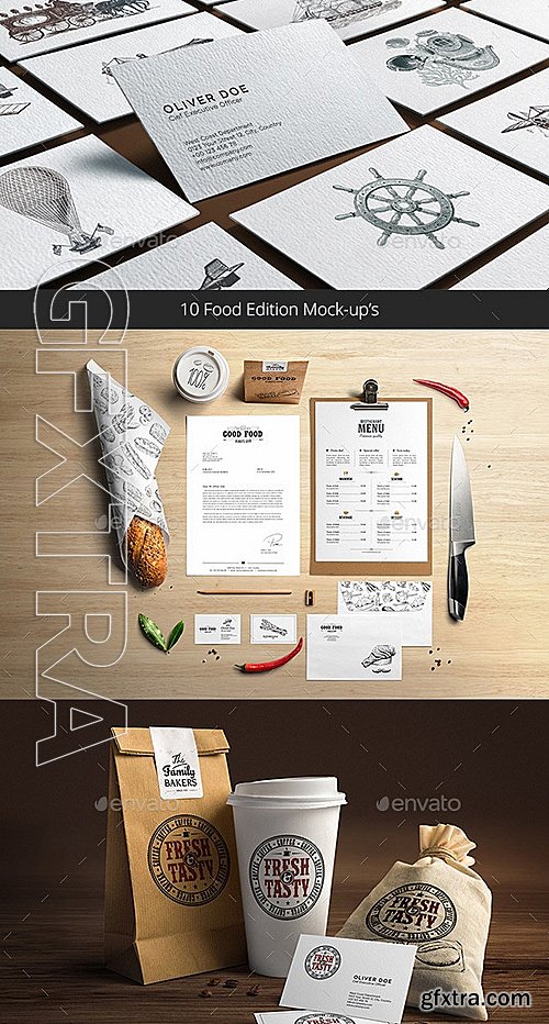 GraphicRiver - Stationery Branding Mock-Up Bundle 12856355