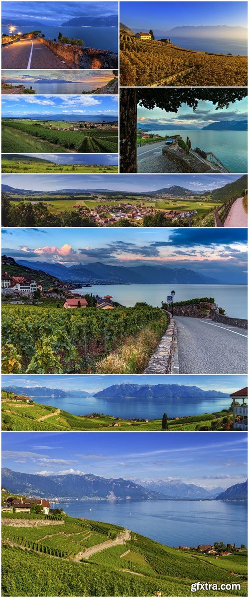 Lavaux region, Vaud - 10xUHQ JPEG