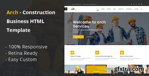 ThemeForest - Arch - Construction Building And Business HTML Template (Update: 22 September 16) - 17619744