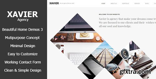 ThemeForest - Xavier v1.0 - Portfolio and Agency HTML theme - 14849374