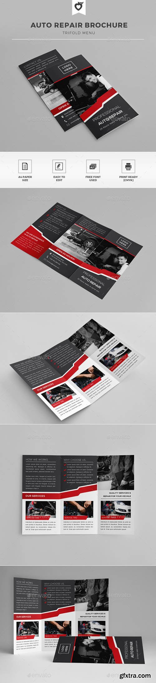 GR - Auto Repair Trifold Brochure 12476584