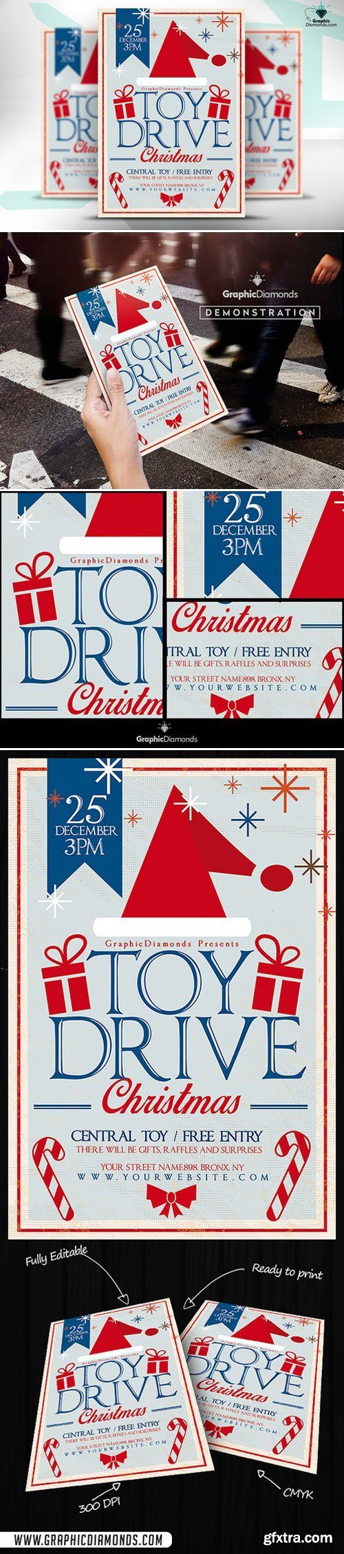 CM - Toy Drive Christmas Flyer 469017