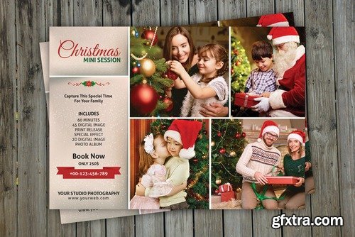 CM - Christmas Mini Session Template-V117