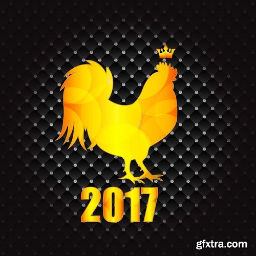 Symbol of New Year 2017 - 5 EPS