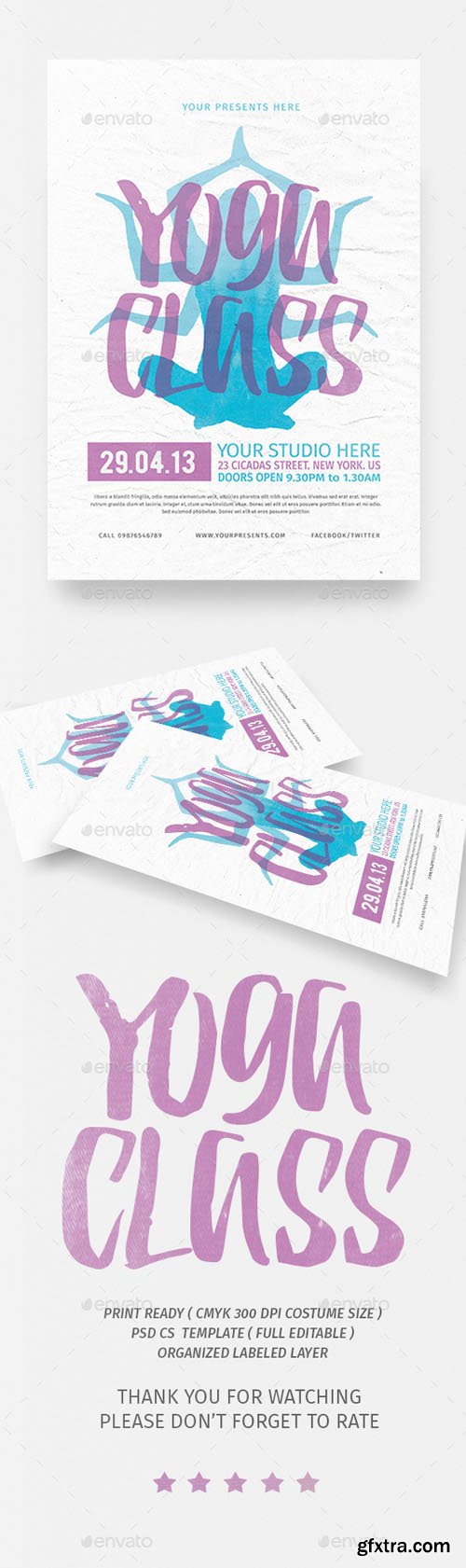 GR - Yoga Class Flyer 16479987