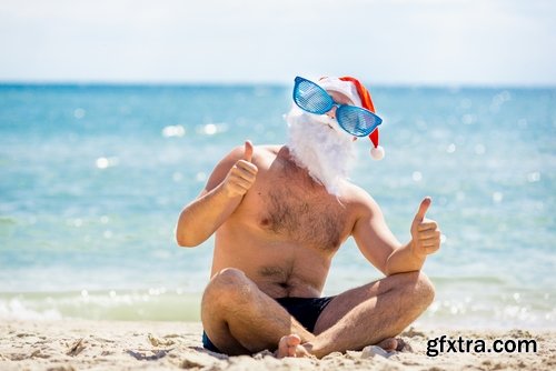 Collection Santa Claus on vacation travel tourism 25 HQ Jpeg