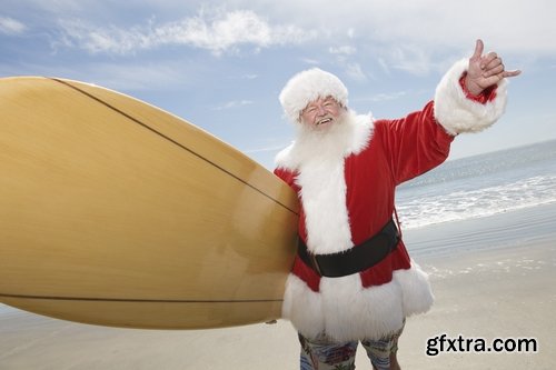 Collection Santa Claus on vacation travel tourism 25 HQ Jpeg