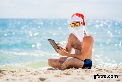 Collection Santa Claus on vacation travel tourism 25 HQ Jpeg