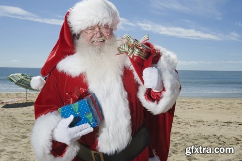 Collection Santa Claus on vacation travel tourism 25 HQ Jpeg