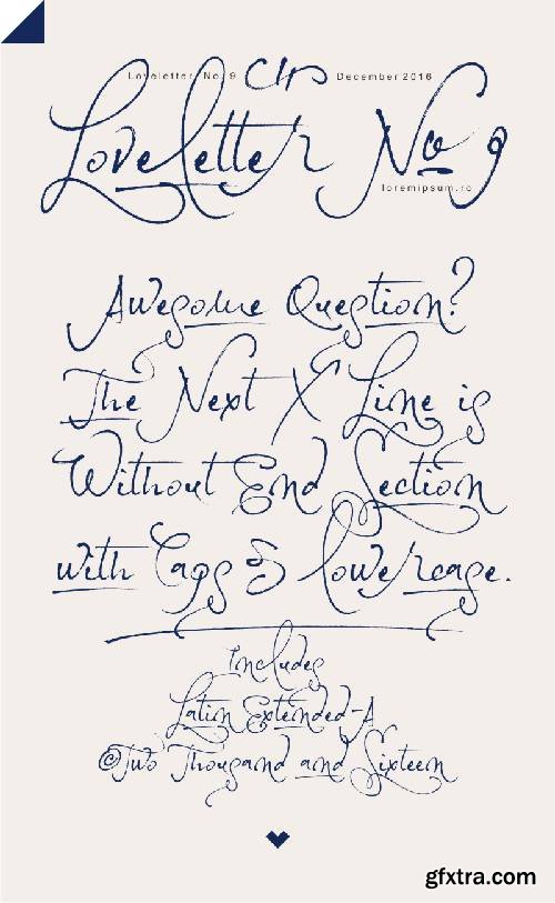 Loveletter No. 9 Font