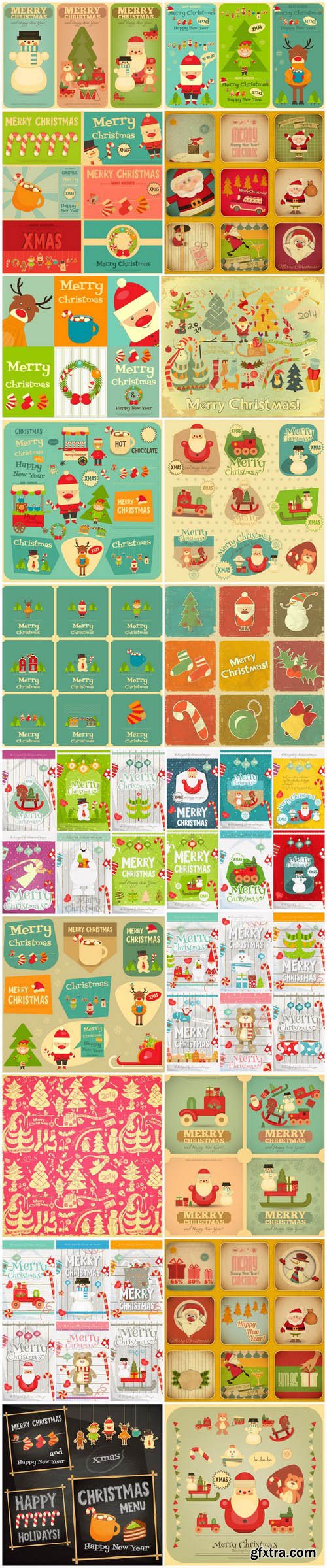 Christmas posters and New Year\'s design elements - 20xEPS