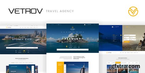 ThemeForest - Vetrov - Hotels, Tours & Travel PSD Template 17527415