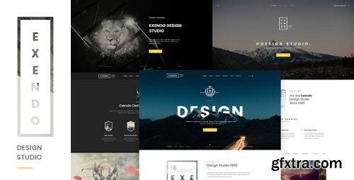 ThemeForest - Exendo - Creative PSD Template 16993581