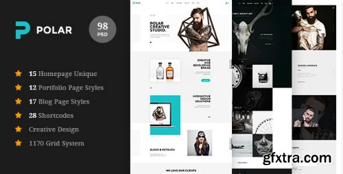 ThemeForest - Polar - Responsive Multi-Purpose PSD Template 13563759