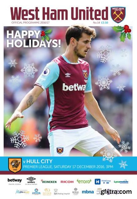 West Ham United vs Hull City - 17 December 2016