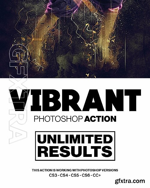 GraphicRiver - Vibrant Photoshop Action 19130364