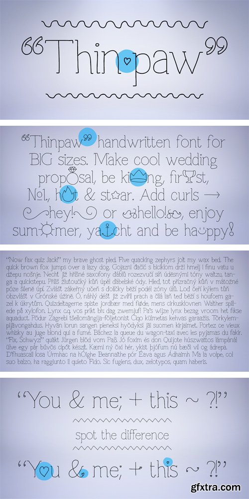 Thinpaw Font