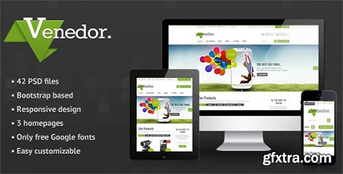 ThemeForest - Venedor - Bootstrap Responsive eCommerce PSD (Update: 11 July 13) - 5101438