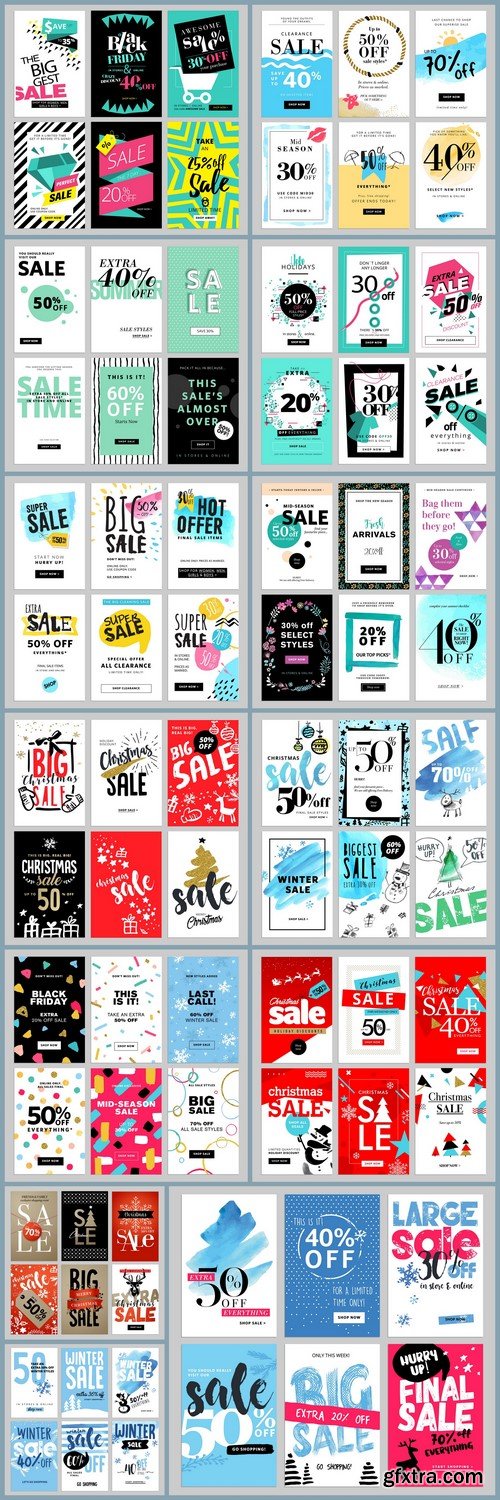 Sale banners 13X JPEG