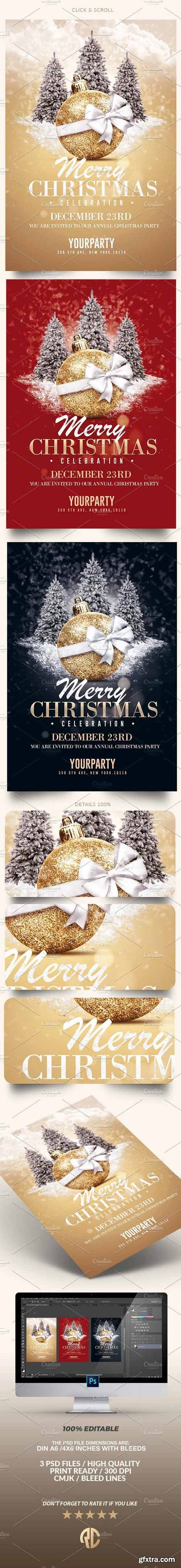 CM - Christmas Invitation - Psd Templates 1115449