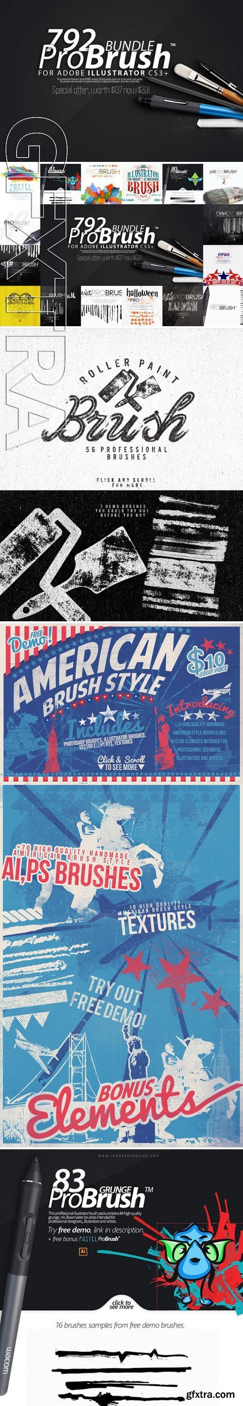 CM - 600+ Brushes Bundle 1069657