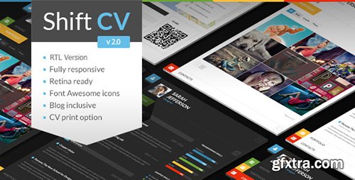 ThemeForest - ShiftCV v2.3.2 - Blog Resume Portfolio WordPress - 5150965